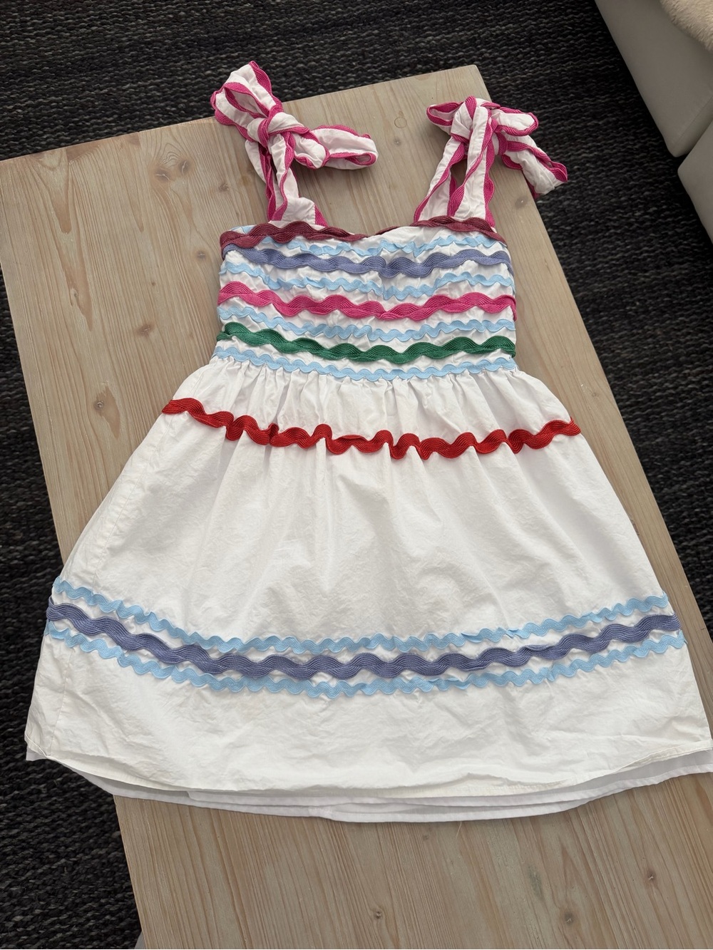 Moodie White Mini Sundress